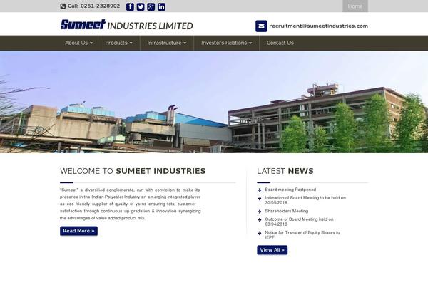 sumeetindustries.com site used Sumeet