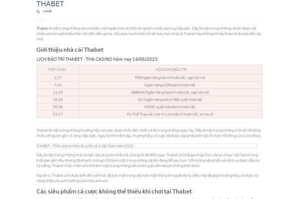 WordPress website example screenshot