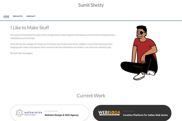 sumitshetty.com site used KALLYAS Child