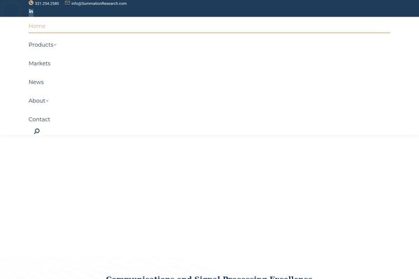 The7 theme site design template sample