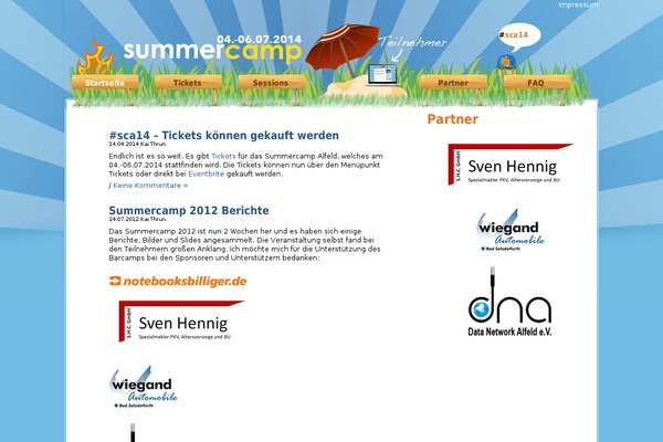 SummerCamp WordPress theme, websites list used SummerCamp theme SummerCamp theme websites examples