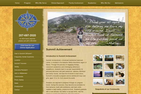 summitachievement.com site used Summit-achievement-2021