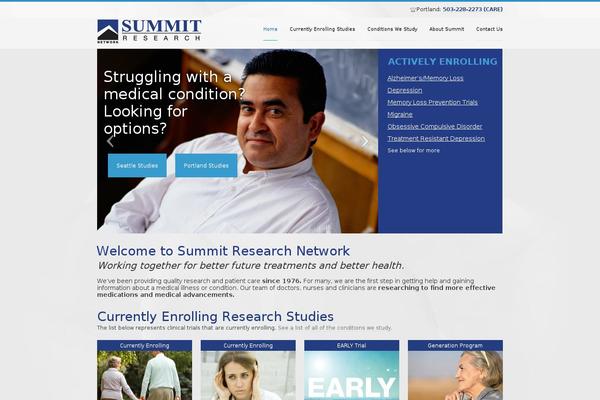 summitresearchnetwork.com site used Landkit-child