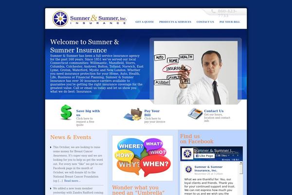 sumner WordPress theme, websites list used sumner theme sumner theme websites examples
