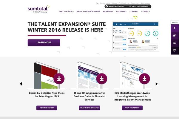 sumtotalsystems WordPress theme, websites list used sumtotalsystems theme sumtotalsystems theme websites examples