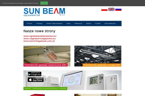 sun-beam.pl site used Hestia-pro