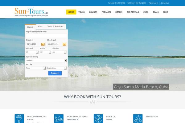 Trendy Travel theme site design template sample