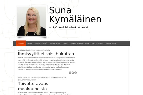 sunakymalainen.fi site used Sdp-edustaja