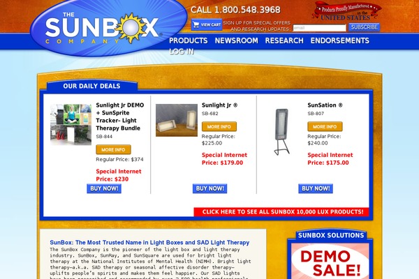 Sunbox WordPress theme, websites list used Sunbox theme Sunbox theme websites examples