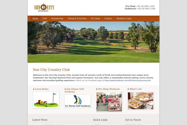 suncitycountryclub.com.au site used Classic-mc