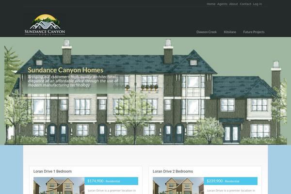 Realhomes Theme theme site design template sample