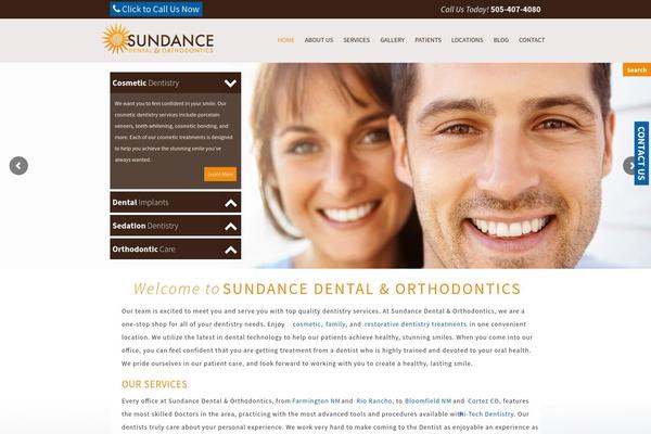 Dentalpress theme site design template sample