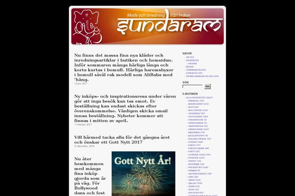 sundaram theme websites examples