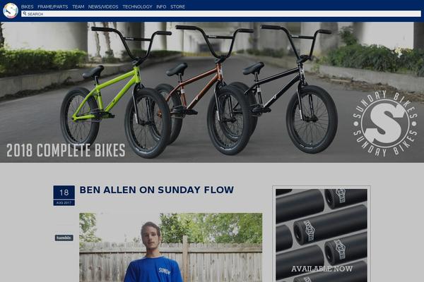 sundaybikes.com site used V2018