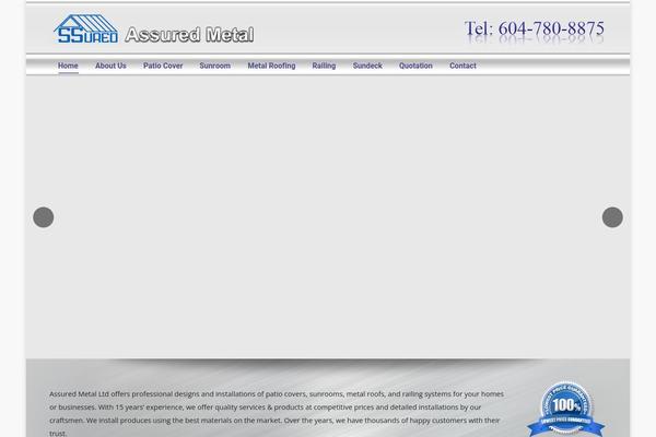 The7 theme site design template sample