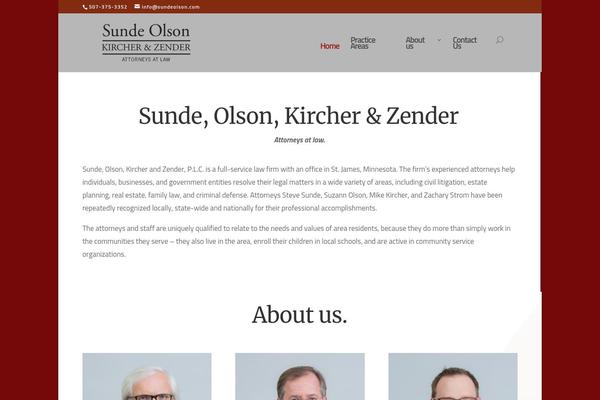 Divi theme site design template sample