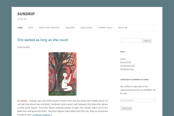 Fairy theme site design template sample