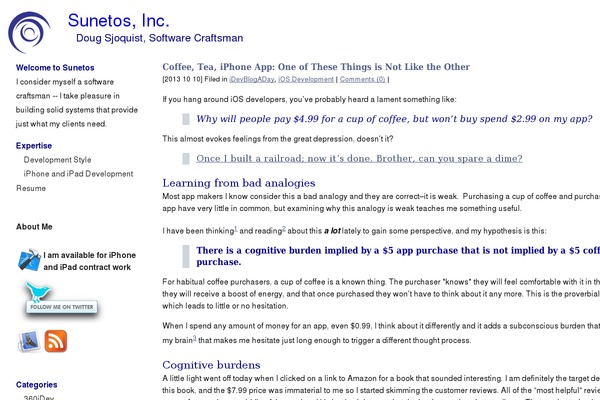 sunetos.com site used Custom