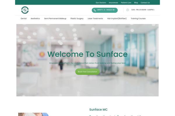 Mediclinic-child theme site design template sample