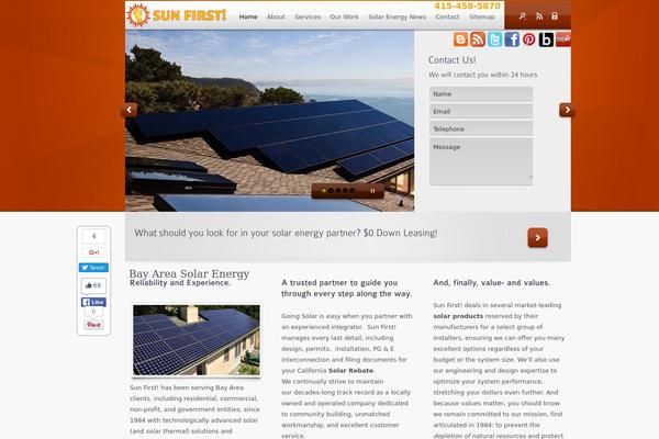 WordPress website example screenshot