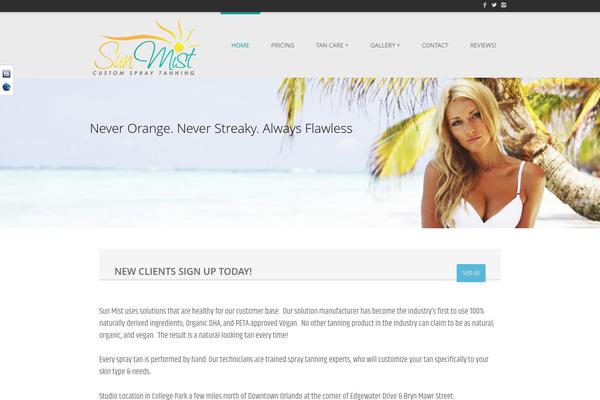 sunmistorlando.com site used Happytans