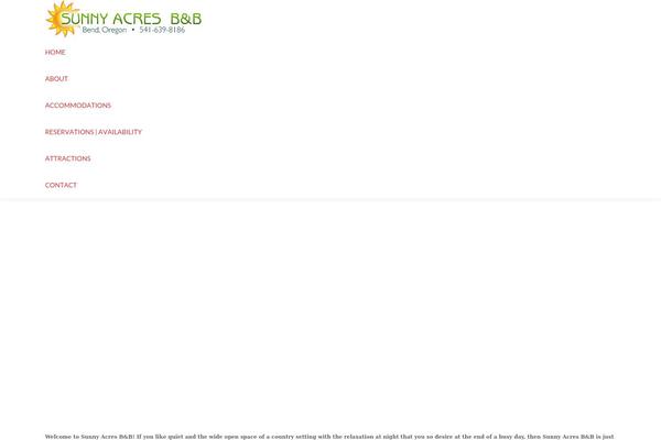 WordPress website example screenshot