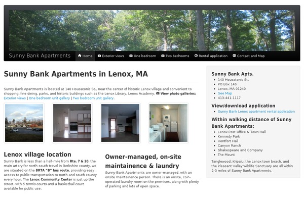 sunnybanklenox.com site used Sbl-roots
