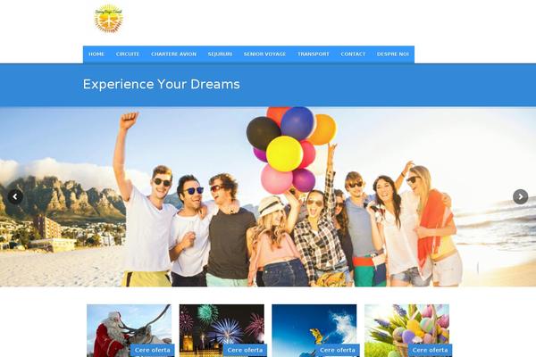Tour Package theme site design template sample
