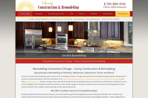 sunnyremodeling.com site used Sunny-2021