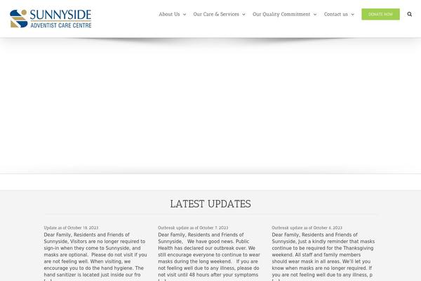 WordPress website example screenshot