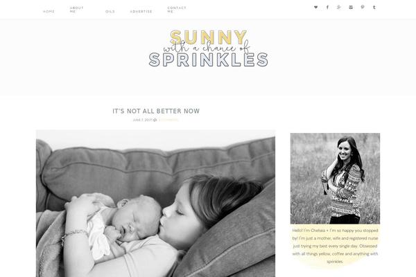 sunnywithachanceofsprinkles.com site used Sunny
