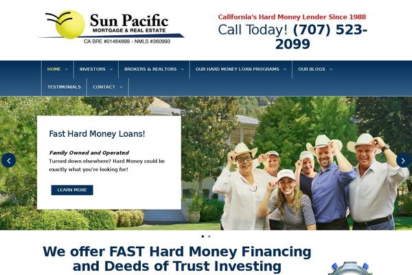 sunpacificmortgage.com site used Mentry