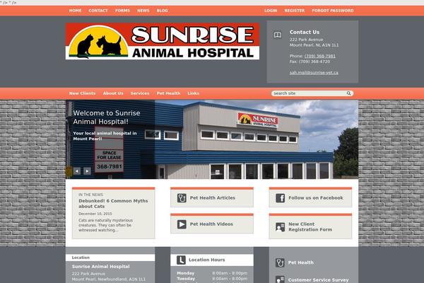 sunrise-vet.ca site used Vs-parent