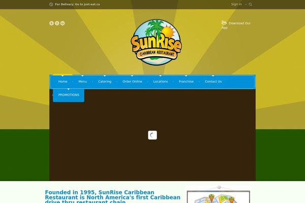 sunrisecaribbean.com site used Sunrise-wordpress-theme