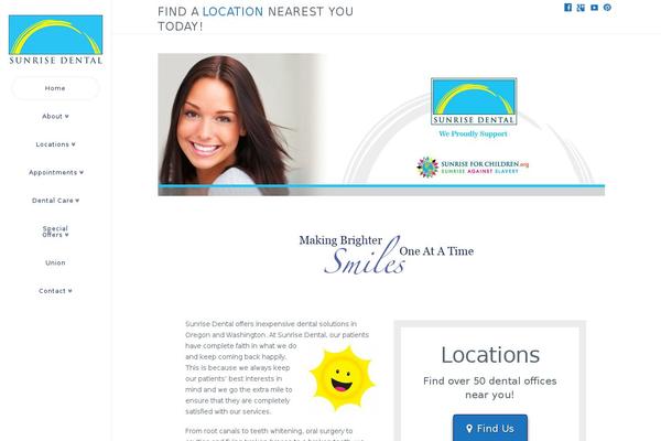 WordPress website example screenshot