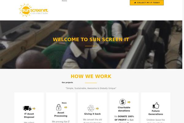WordPress website example screenshot