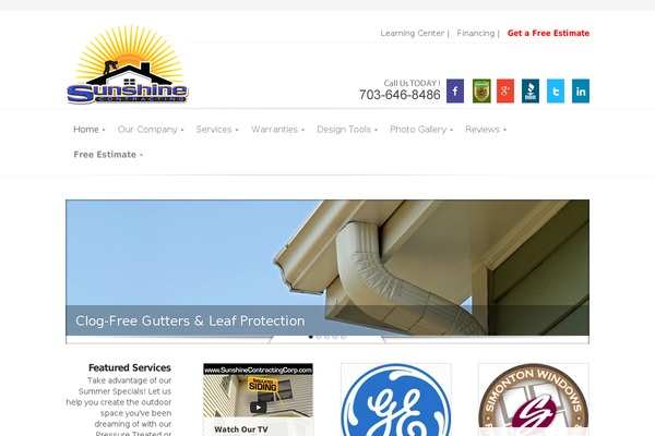 sunshinecontractingcorp.com site used Socius-theme-proseries