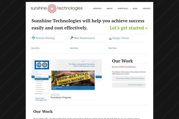 sunshinetechnologies.com site used Kava