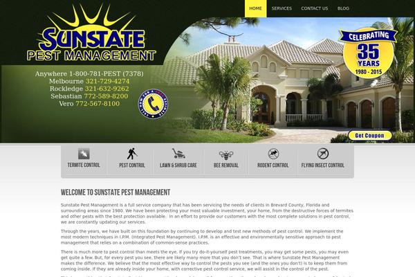 sunstatepest.com site used Sunstate