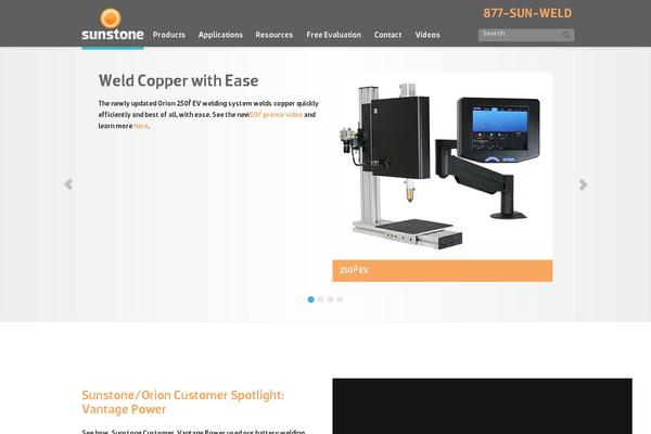 sunstone theme websites examples