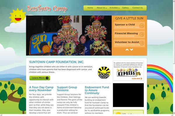 suntowncamp.org site used Charito-wp