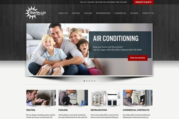 WordPress website example screenshot