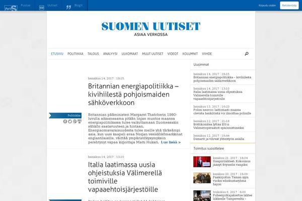 suomenuutiset.fi site used Wp-pslehti