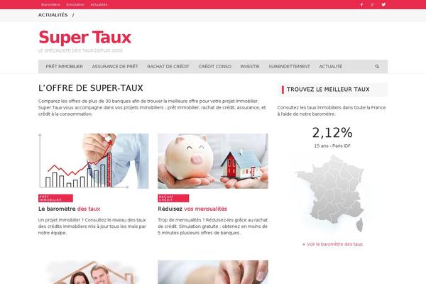 super-taux.com site used Supertaux