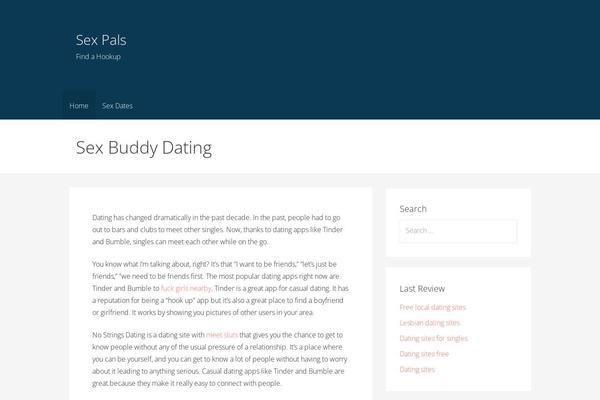 WordPress website example screenshot