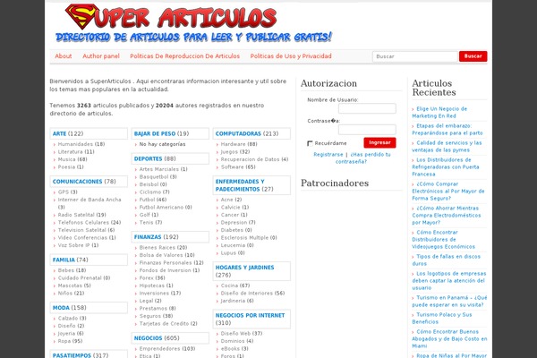 superarticulos.com site used Heroic