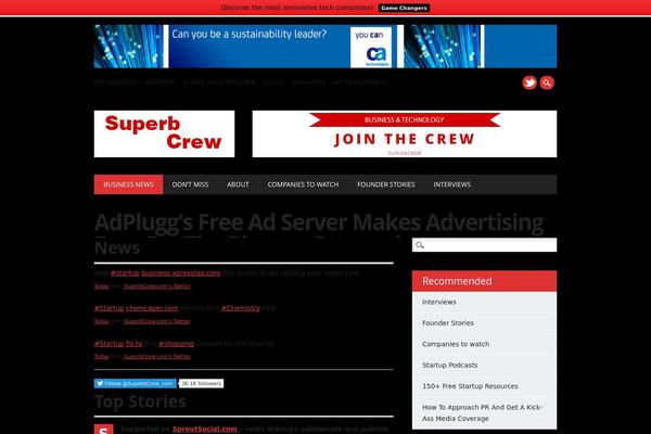superbcrew.com site used The Newswire