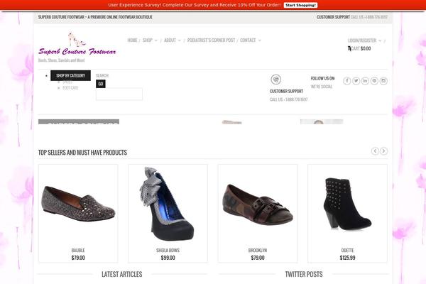 superbfootwear.com site used Infystore