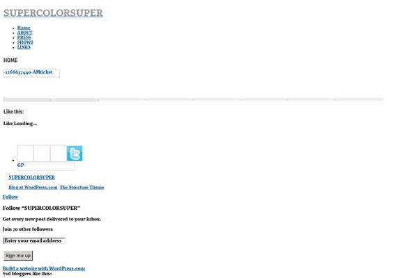 WordPress website example screenshot