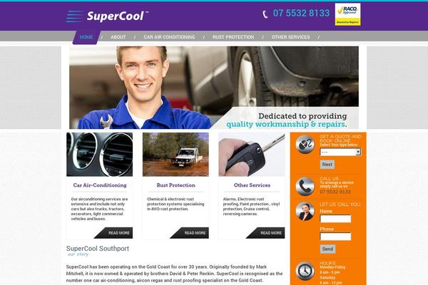 supercool-southport.com.au site used Supercool